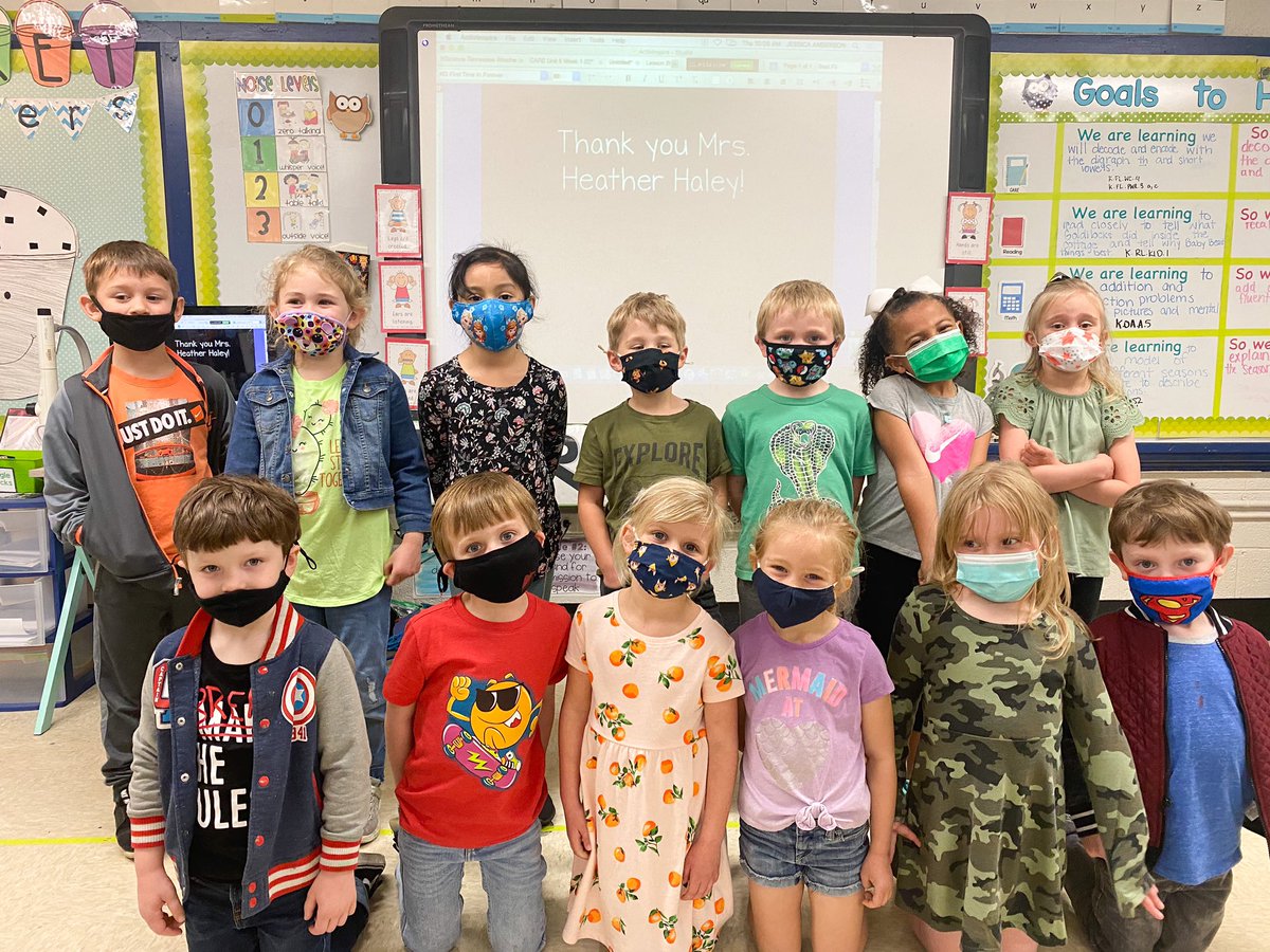 MrsAnderson_K's tweet photo. Yesterday we got to talk to @WVLTHeather ! She taught us how she predicts the weather, tools she uses, and took us on a virtual tour of her studio! We learned so much! Thank you so much! https://t.co/GIb9sbMinF
