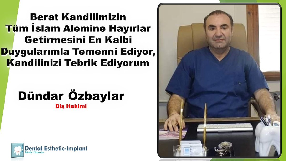 Berat Kandilimiz Mübarek Olsun

<a href="/dentistDundar/">DENT Dündar ÖZBAYLAR</a> #beraatKandili