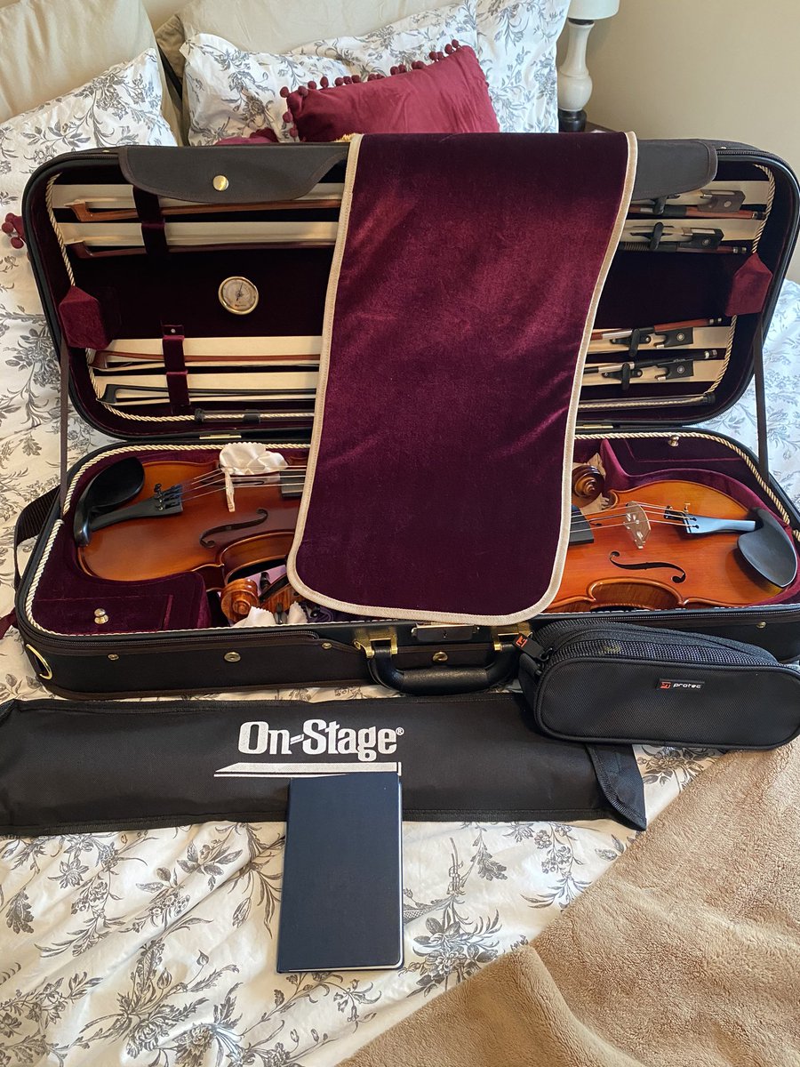 Papa_Coleman_KY's tweet photo. All packed up and ready for vacation.
Canโt give up my streak.
Day 75 of continuous practice.
#violin #violins #violinist #violinists #violinstagram #violinsofinstagram #violinistsofinstagram #violinpractice #violinlife #100daysofpractice #lingling40hours #musician #musicians https://t.co/LaWqye0xbj