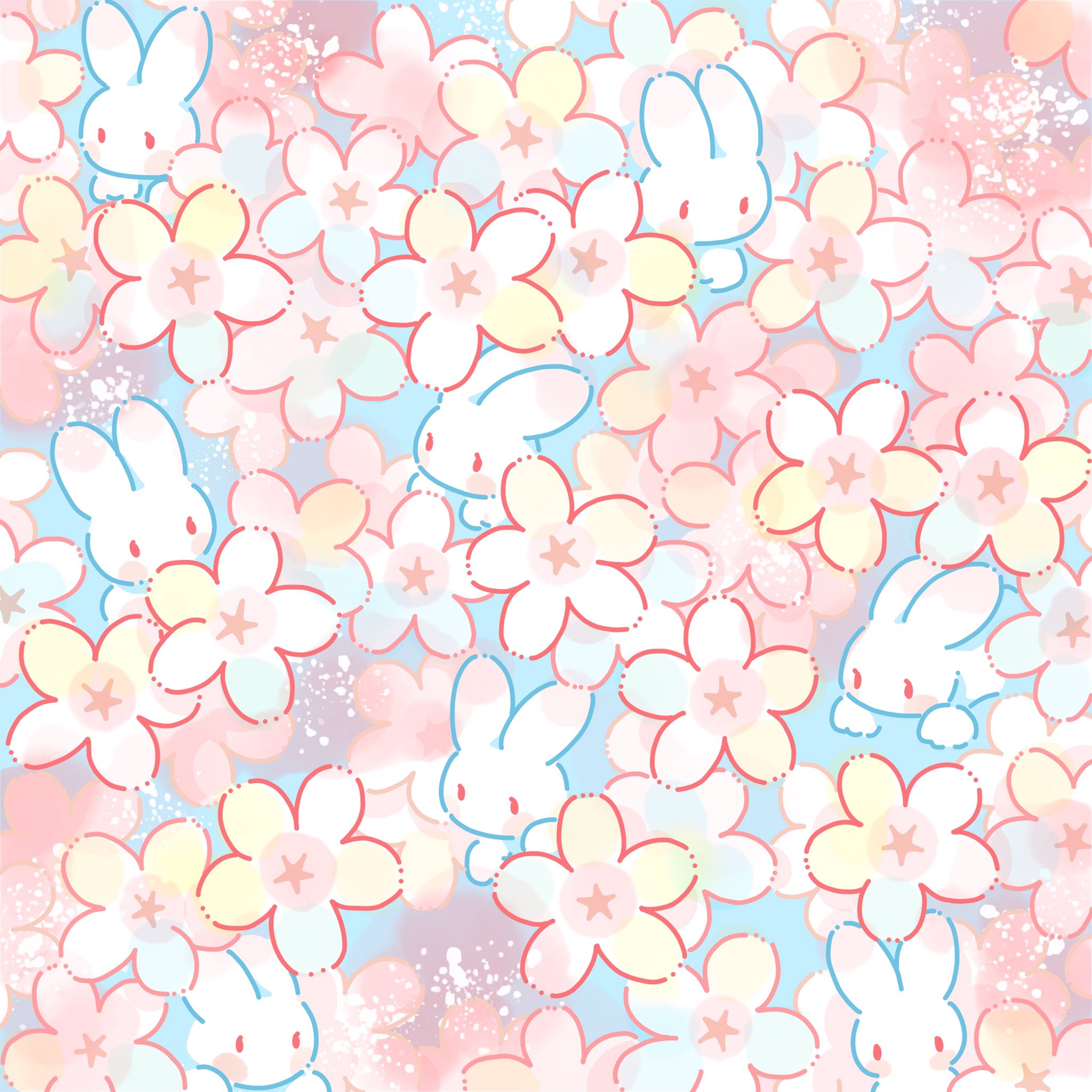 ヒロコ 桜の花でかくれんぼ さくら 桜 イラスト Adobefresco T Co lfwnliiz Twitter