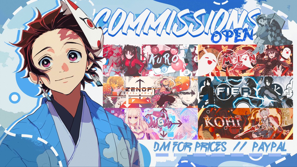 Commissions Open☁️

Port: be.net/n0va

DM for more details💙