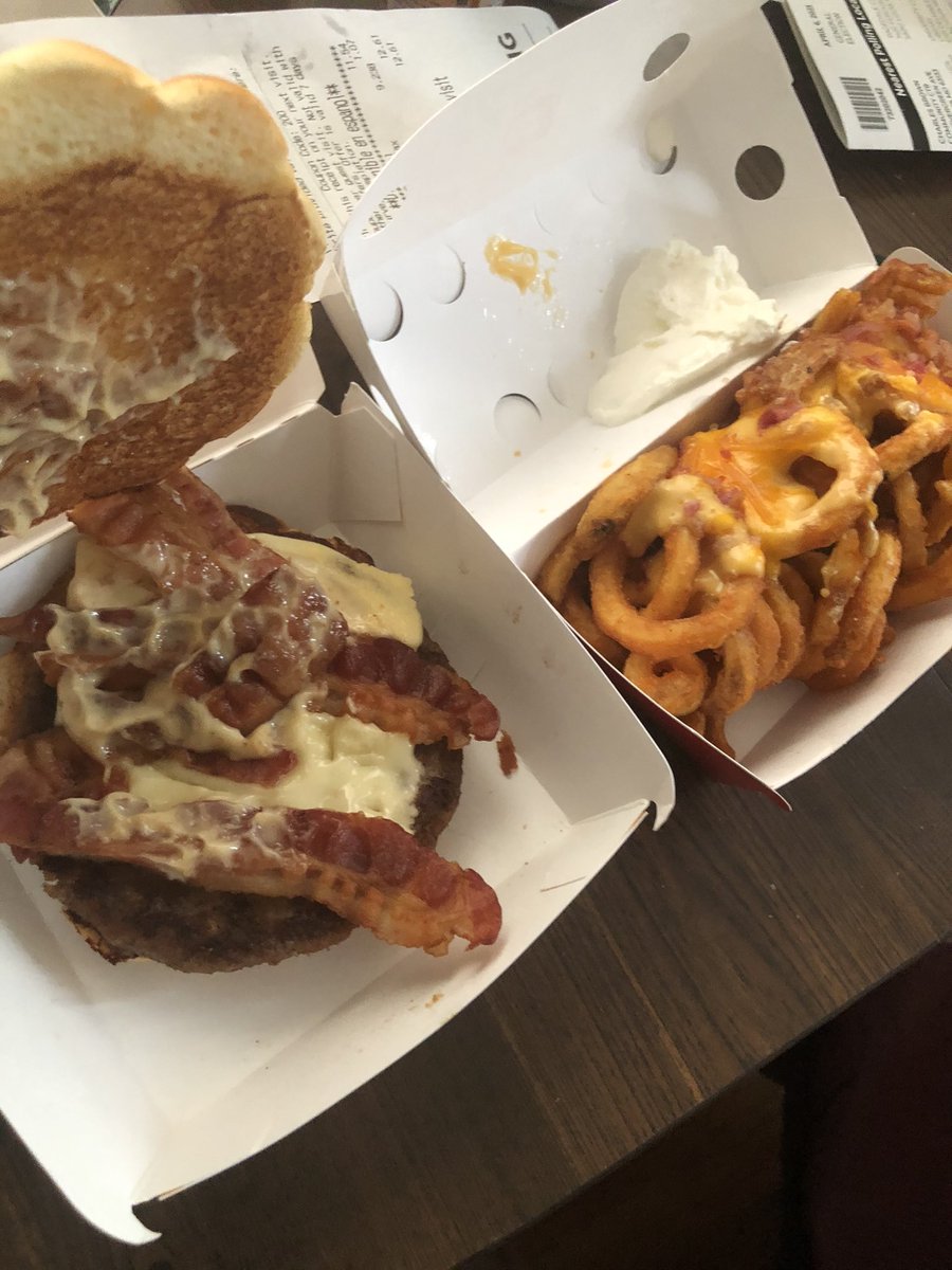 yessire01's tweet photo. Got my second shot feeling a  little tired so thought I’d get a #swissjack and #loadedfries from @JackBox the regrets are real. #foodporn #foodfail https://t.co/JDNh0v99zP