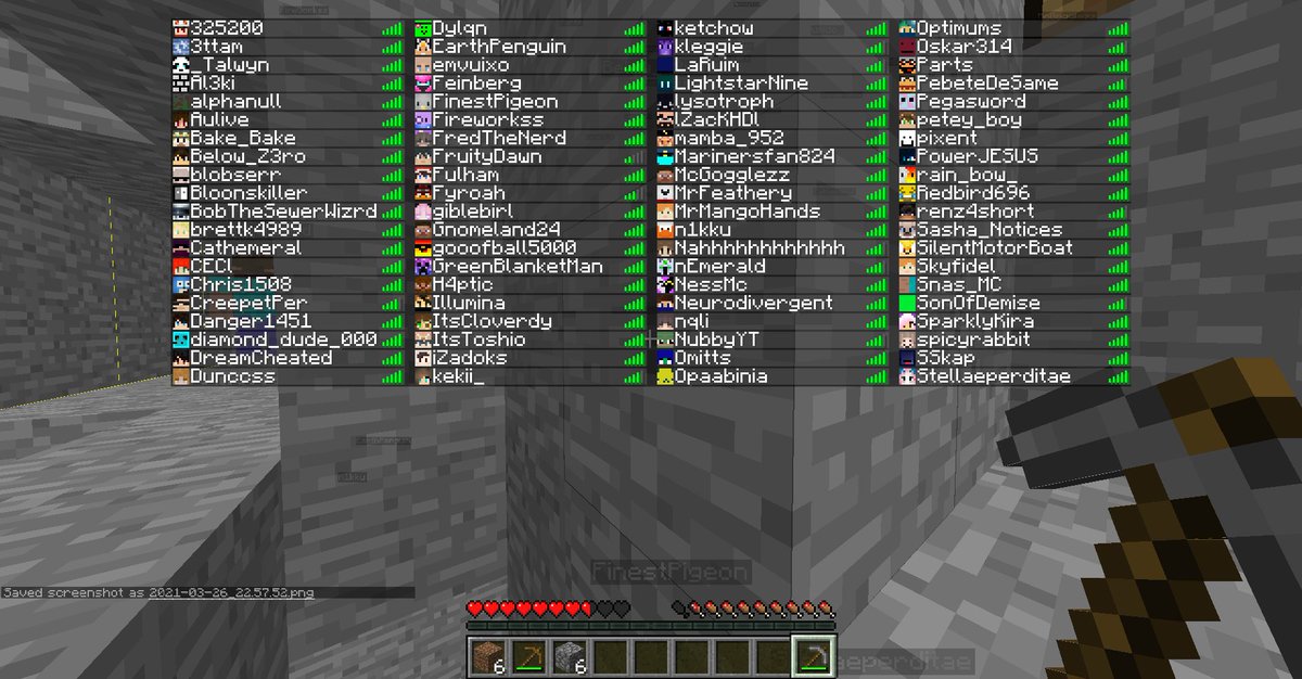 charlotteduncn's tweet photo. some cool ppl in this list, it was super fun even though the server crashed :] https://t.co/Hd5YBMNugm