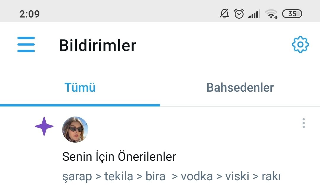 Benim için başka ne önerilebilir ki zaten