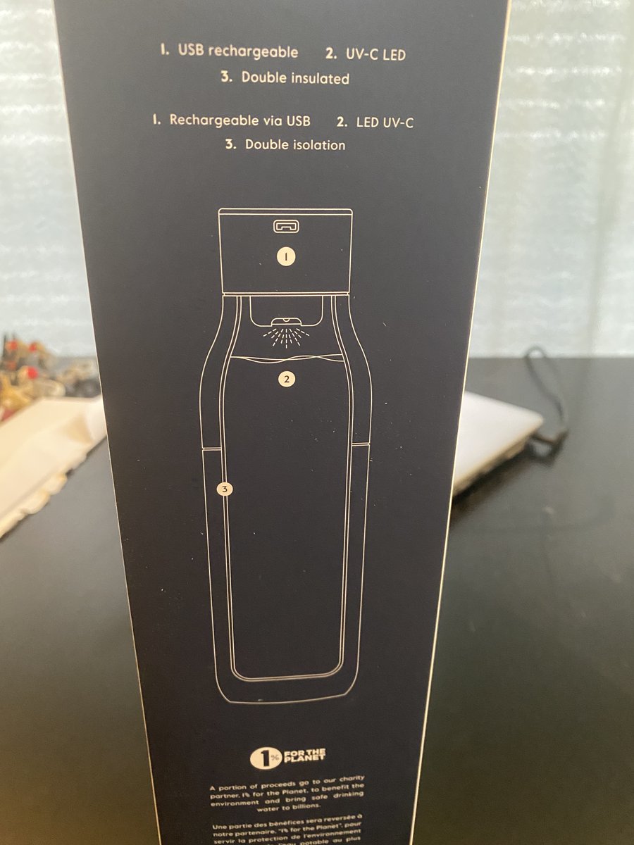 Eldorian's tweet photo. The water bottle cleans itself and purifies your water. Also a hammock. For all those times the Hearthstone team leaves you hanging. https://t.co/EsDwJwuOmk