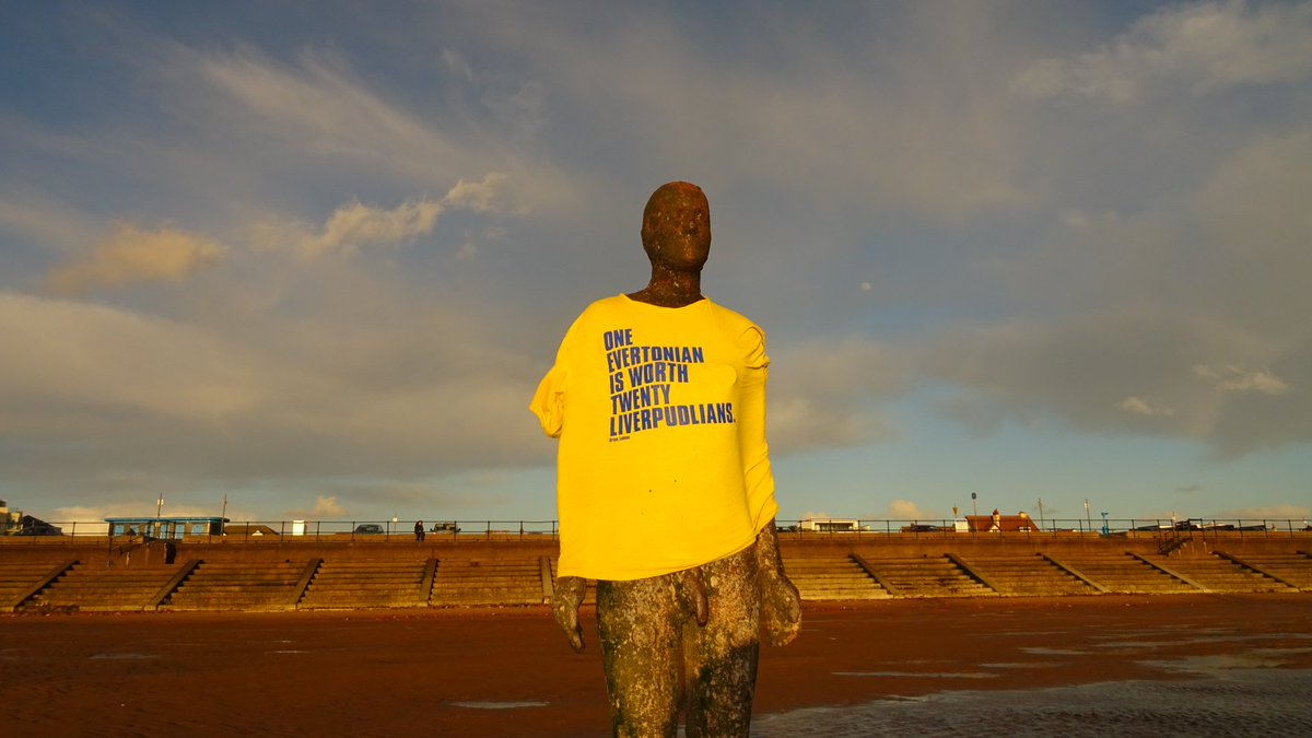 SteveMulville's tweet photo. Bitterly cold this evening at #Anotherplace 
#BrianLabone ⚽️
@IronMenCrosby 
@angiesliverpool 
@robertmdaws 
@CrosbyBubble 
@peterkavanaghs 
@GormleyNews 
@peterjharvey 
@AJHigginson 
@mrs_sb 
@RonDaviesPhoto 
@_currie 
@snapandgo222 
@RNLILiverpool 
@LiverpoolTweeta https://t.co/e7BLJT9qtU