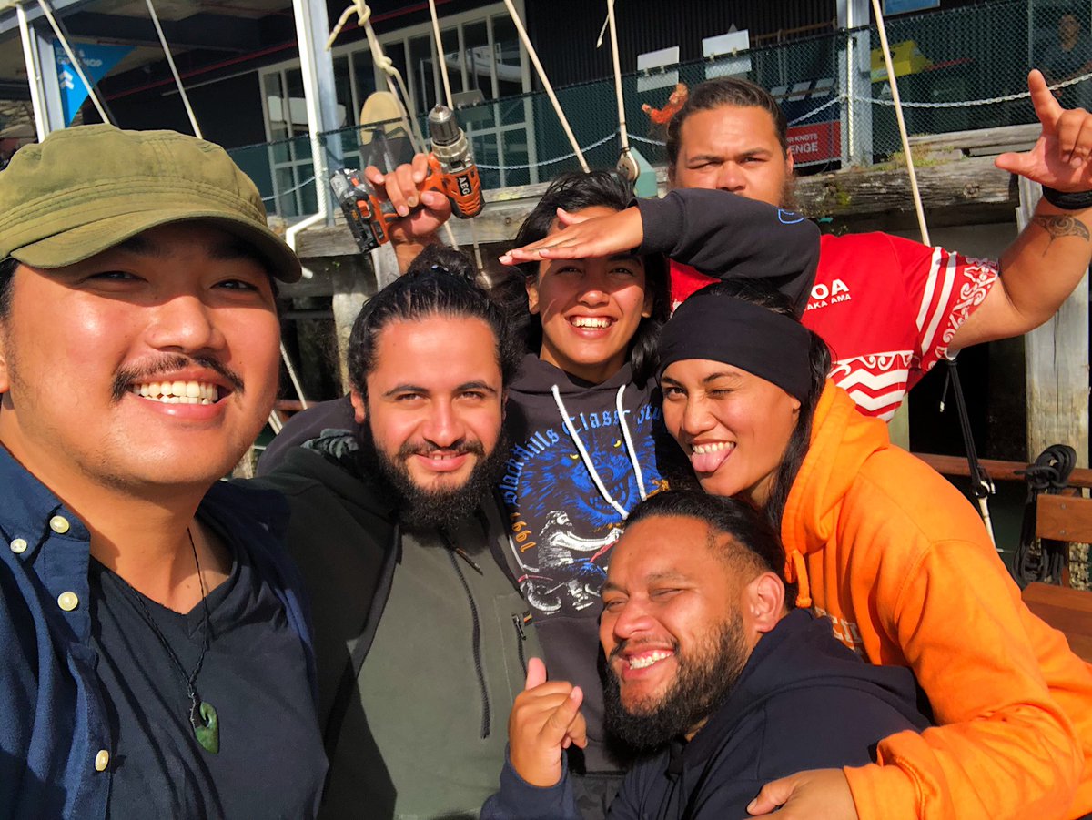 mapmakerdavid's tweet photo. Good times training in waka Haunui with folks of Te Toki. 🙏🏼🥰✊🏾🔥💙
#MoanaOceania #cuzzies https://t.co/oVzwrWGROC