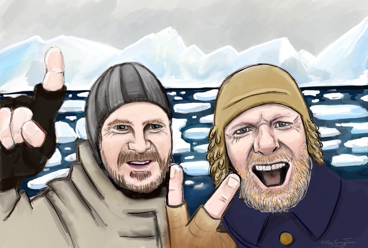 Mr. Morfin and Mr. Weekes take a selfie✌🏼 #Finished #MyArt #TheTerror #ColorIsHard