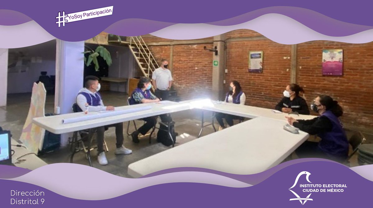 ParticipaIECM's tweet photo. El personal de la Dirección Distrital 09 del @IECM, coadyuva en la organización del Proceso Electoral Concurrente 2020-2021, y se capacita de forma continua para proporcionar información adecuada a la ciudadanía. #Elecciones2021 #Corresponsabilidad #OD09 https://t.co/ltedJqkFFE