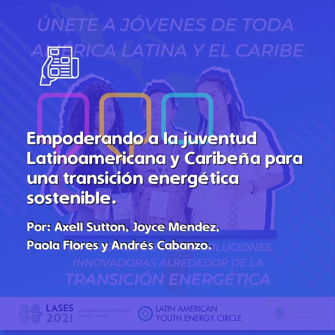 AjinEspanol's tweet photo. Te invitamos a leer el nuevo artículo en nuestra web, dónde jóvenes latinoaméricanos reflexionan sobre la transición energética y comentan diversas oportunidades para que la juventud tome acción! 🌎 https://t.co/2m7akrDqJ5