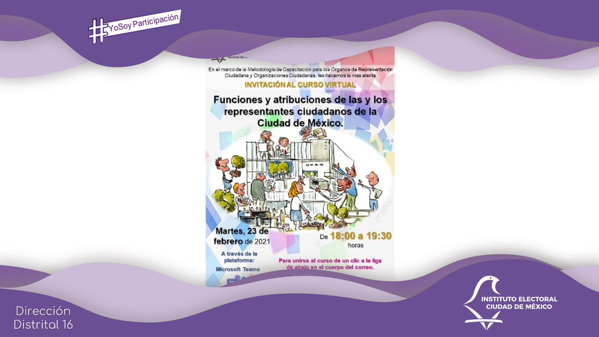 ParticipaIECM's tweet photo. Las Comisiones de Participación Comunitaria ejercen sus funciones en las Unidades Territoriales de la Ciudad de México, encaminadas al fomento y coordinación de  esfuerzos para impulsar la participación ciudadana. #YoSoyParticipación #Legalidad #OD16 https://t.co/gVPVu1nUxN