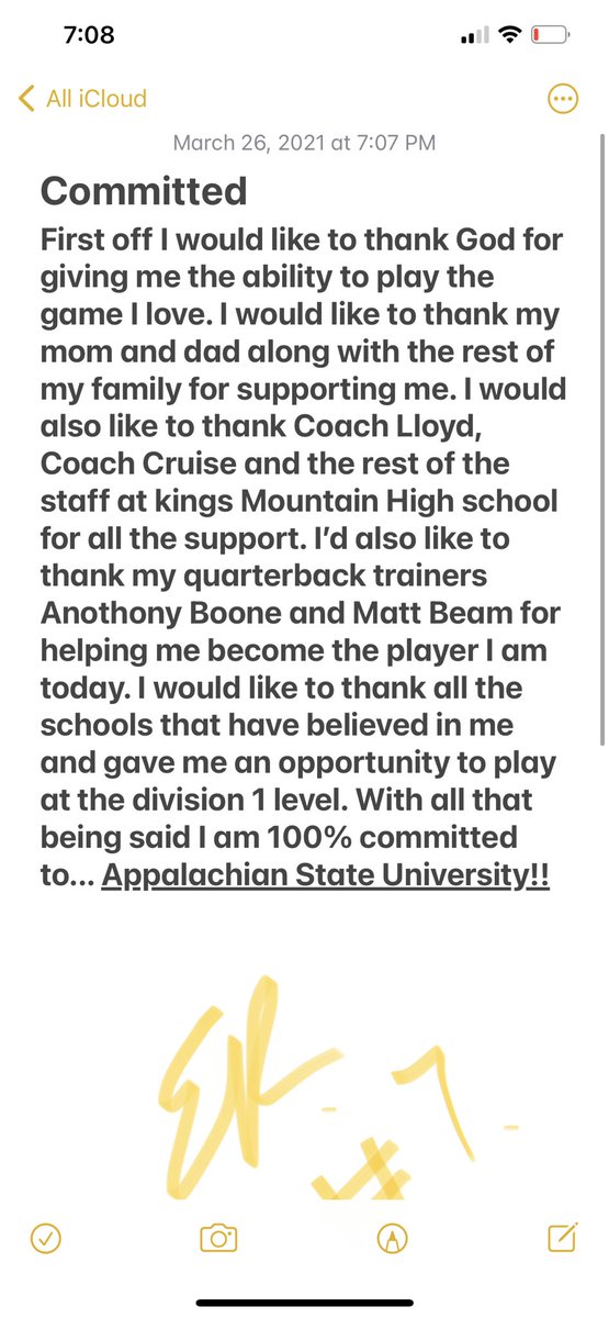 EthanReid_12's tweet photo. All glory to God!🖤 @AppState_FB https://t.co/KYLCbhhThK