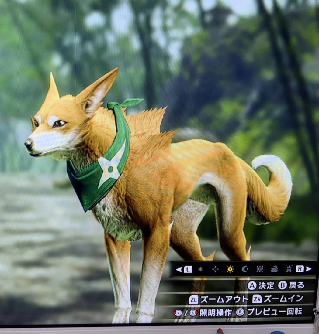 ソルジャー モンハンライズのオトモガルクを柴犬風に作ってみたぜ 柴犬 モンスターハンターライズ モンハン