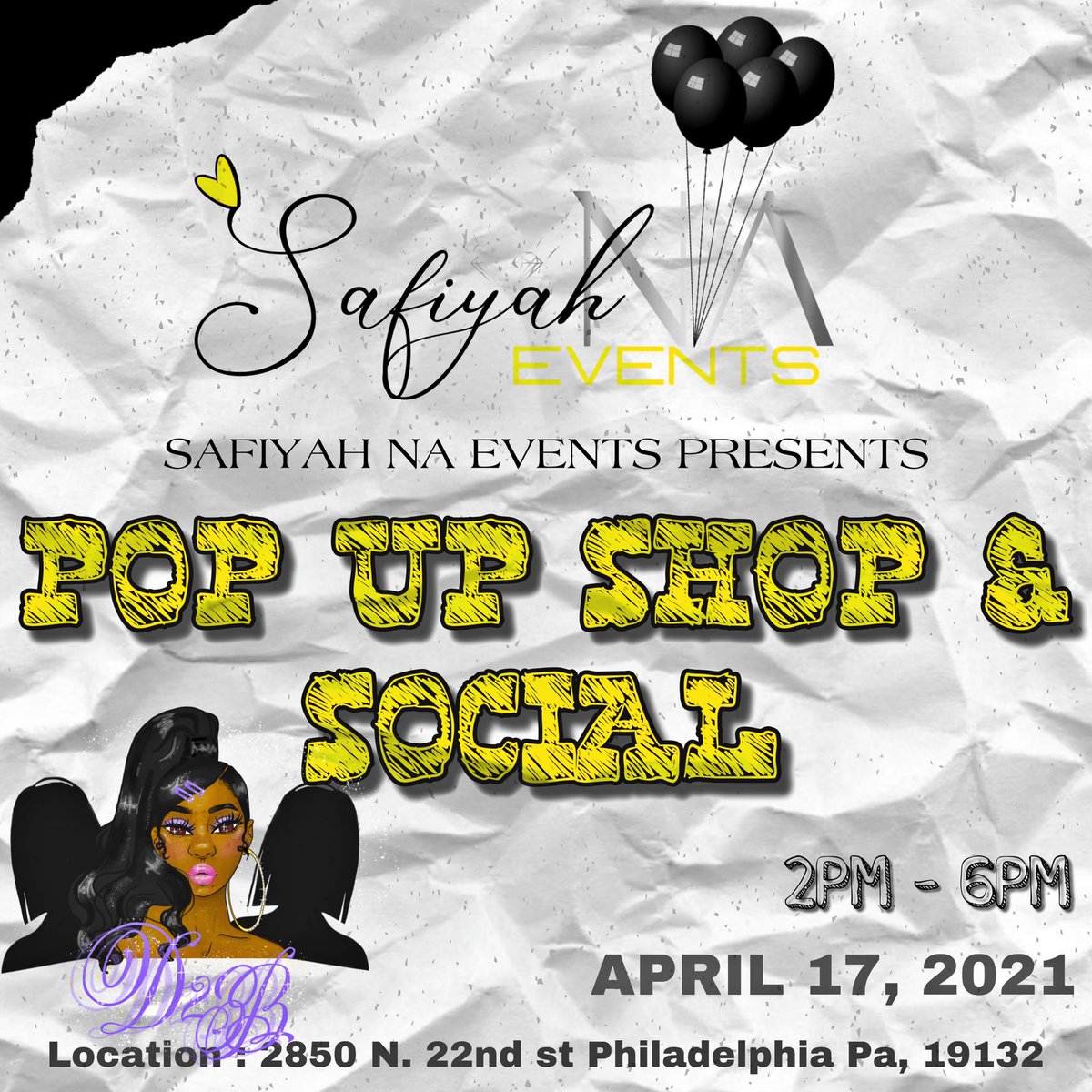 Dare2BeLLC's tweet photo. D2B will be at this Pop Up &amp; Social Event for Black Businesses &amp; Networking 💜 https://t.co/0UjMaafSl3