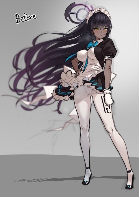 3日目
(2日目の練習を経て1日目の絵をリメイクしてみる)
・重心を調整(ちゃんと立ってる感でたかも)
・顔も若干アオリにする(顔だけド正面で気になったから)
・手と腕の向き調整(左手ひじ隠した)

ちょっと堅苦しく、エロさは減ったかも

引き出しを増やし勢いで描いてから微調整が吉 