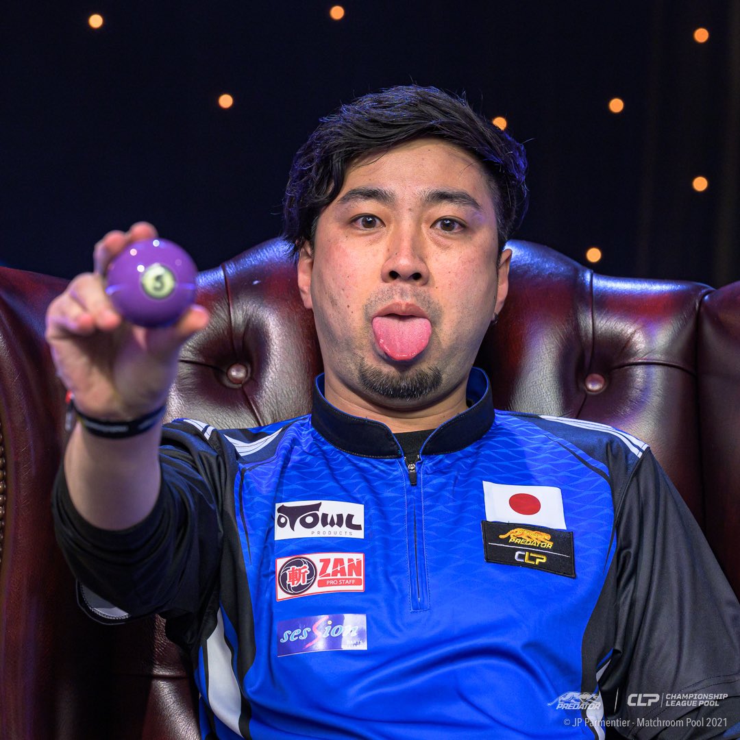 MatchroomPool's tweet photo. 😛 Tongues out if you’re in #PredatorCLP winners’ group!

Japanese beer and noodle for Naoyuki Oi before the business resumes on Monday for him 👏 https://t.co/m5nqW9mVUL