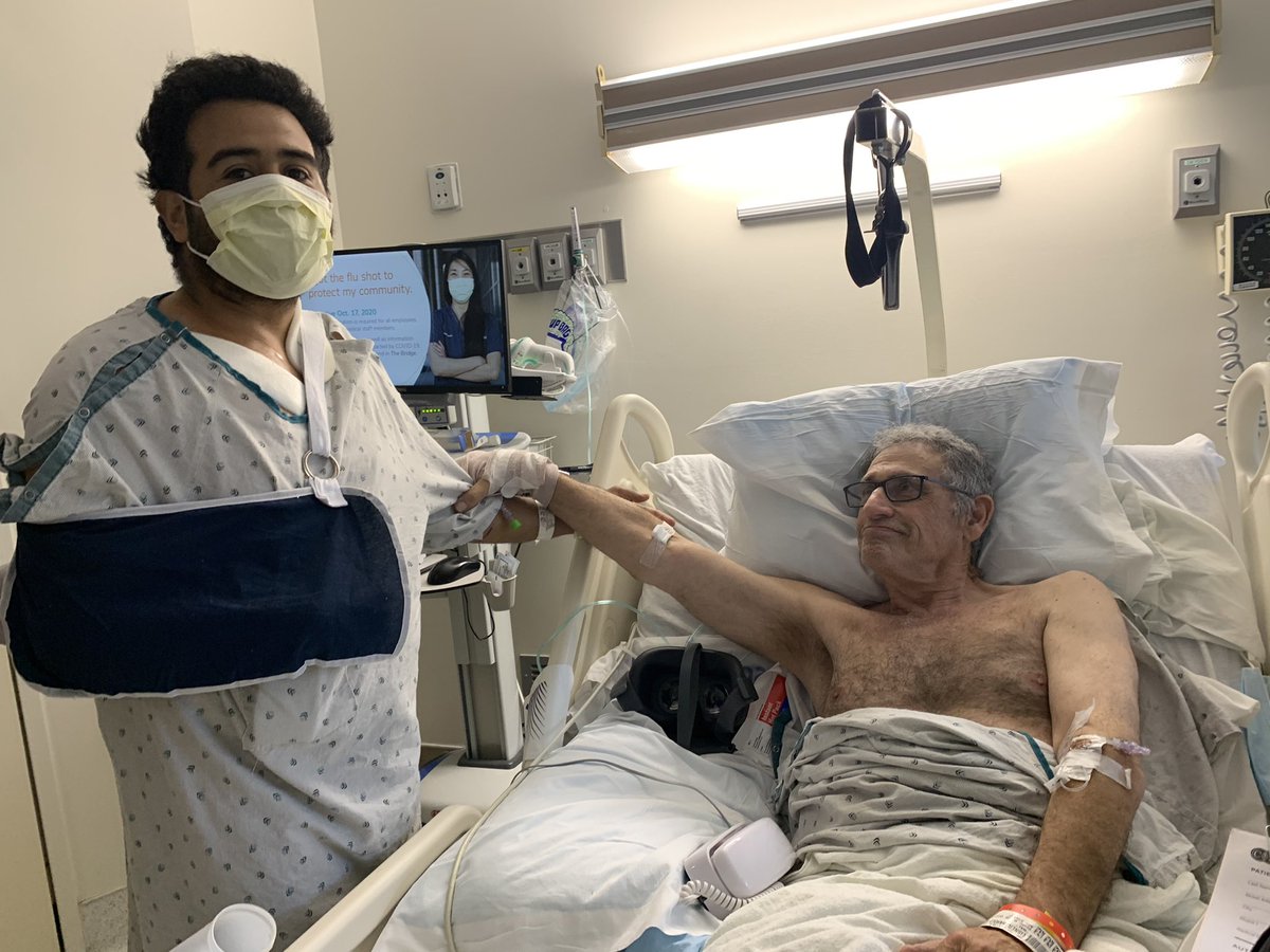 DevineNews's tweet photo. Our colleagues reunite for the first time since that accident a week ago due to an alleged DUI driver. Our update on #HalEisner and #JoabPerez on Fox 11 news at 5 PM.

@HalEisner @FOXLA https://t.co/Y4gcArZdh9