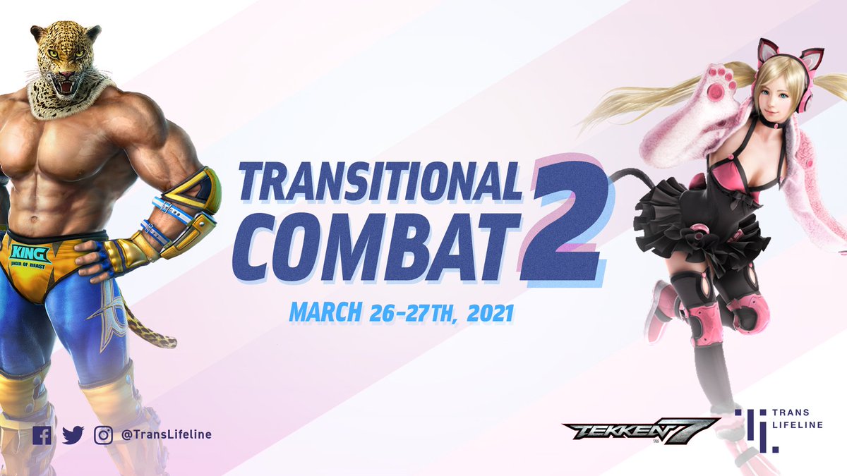 AmandaTNStevens's tweet photo. We've already raised $1001 for @TransLifeline via #TransitionalCombat2!! 

The tournament is live on https://t.co/MRMSfSHQyk

Support &amp; Donate
⬇️⬇️⬇️⬇️⬇️⬇️⬇️

https://t.co/eUmKpsrrBI https://t.co/F5FQ91pRDS