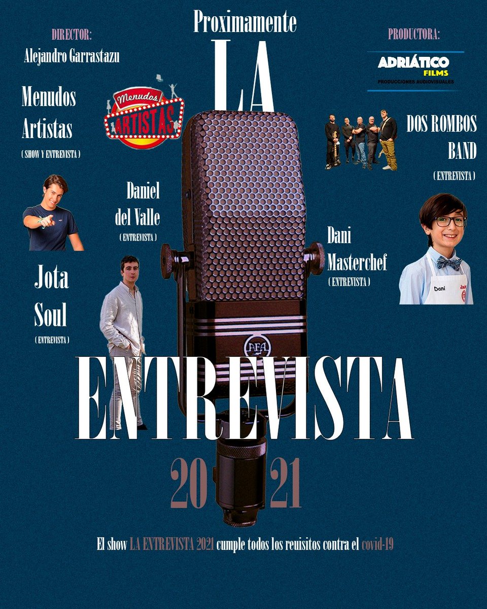 FilmsAdriatico's tweet photo. ¡Muy pronto entradas a la venta! #CulturaSegura con todo el equipo de @FilmsAdriatico https://t.co/mSKHeP8eYK https://t.co/KtkpPmdGNh
