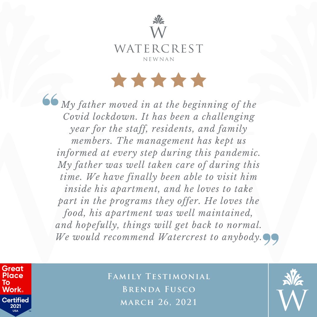 💌 You're invited to experience firsthand the resort-style service at Watercrest Newnan Assisted Living and Memory Care, ideally situated at 285 Summerlin Blvd in Newnan, Georgia, southwest of Atlanta. SCHEDULE YOUR PERSONAL TOUR: watercrestseniorliving.com/schedule-a-tou… #watercrestseniorliving