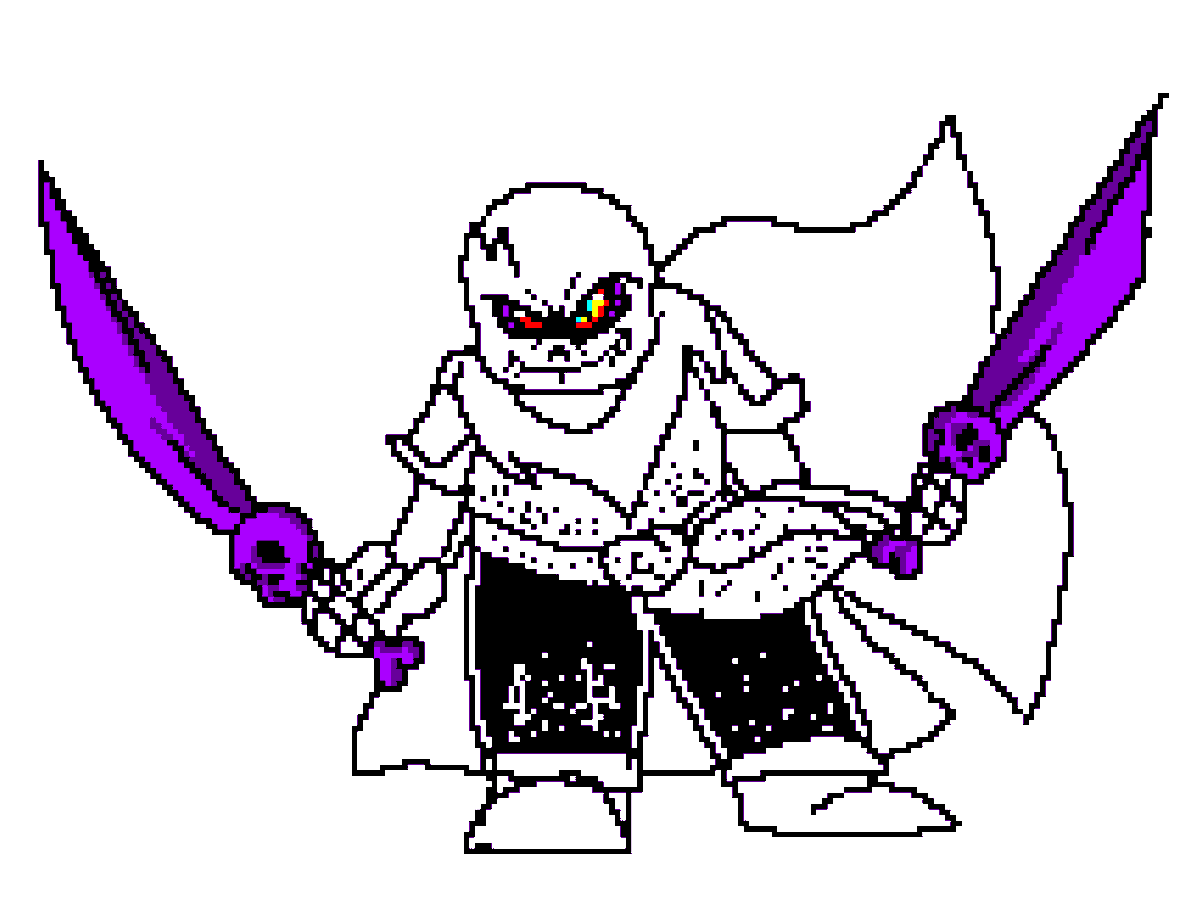 Veggieboi0's tweet photo. (this was supposed to be posted WAY earlier but i forgot to do it so here)
Sorta old but i kinda wanted to do my take on dusttrust
Not that original but it was mainly to make it more badass(for me) amd for me to make more poses
#dustrust #undertale #sans #undertaleau #pixelart https://t.co/SI38RheDPh