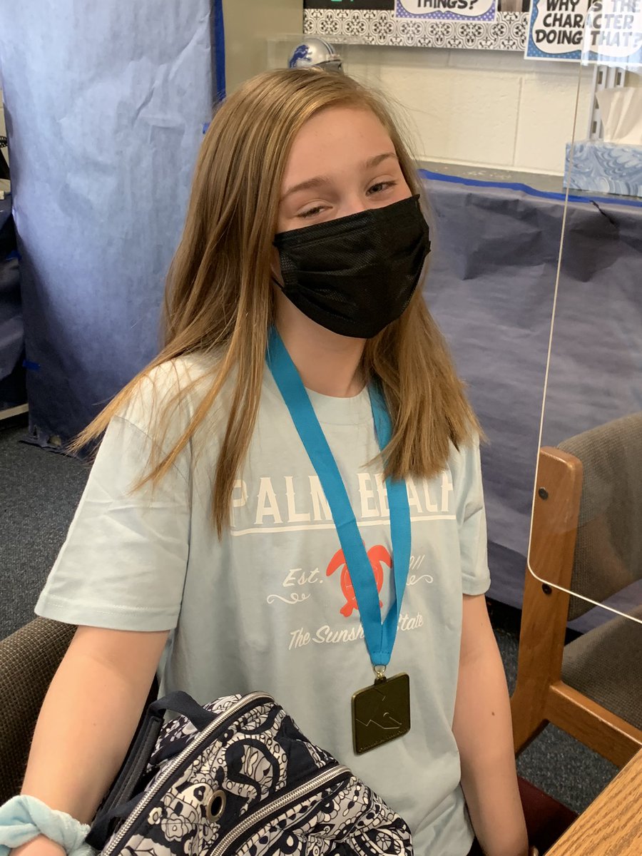 GiftedisGreat's tweet photo. Showing off the @TimberstoneJHS  @PowerOfThe_Pen District tournament awards! 

#WolvesCanWrite https://t.co/26A2bUEMr6