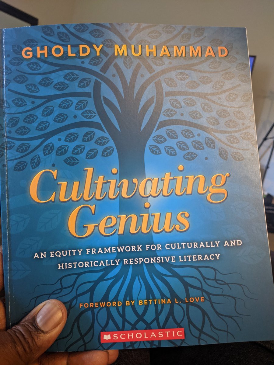kalebrashad's tweet photo. Every Anti-Racist Educator concerned with literacy should pick up CULTIVATING GENIUS✨by Professor @GholdyM (foreword by @BLoveSoulPower)
DOPE work for equity-minded folks pursuing IDENTITY, SKILLS, INTELLECT & CRITICALITY 🔥
#deeperlearning
#DeeperLearningConference https://t.co/R6qNNEsT4r