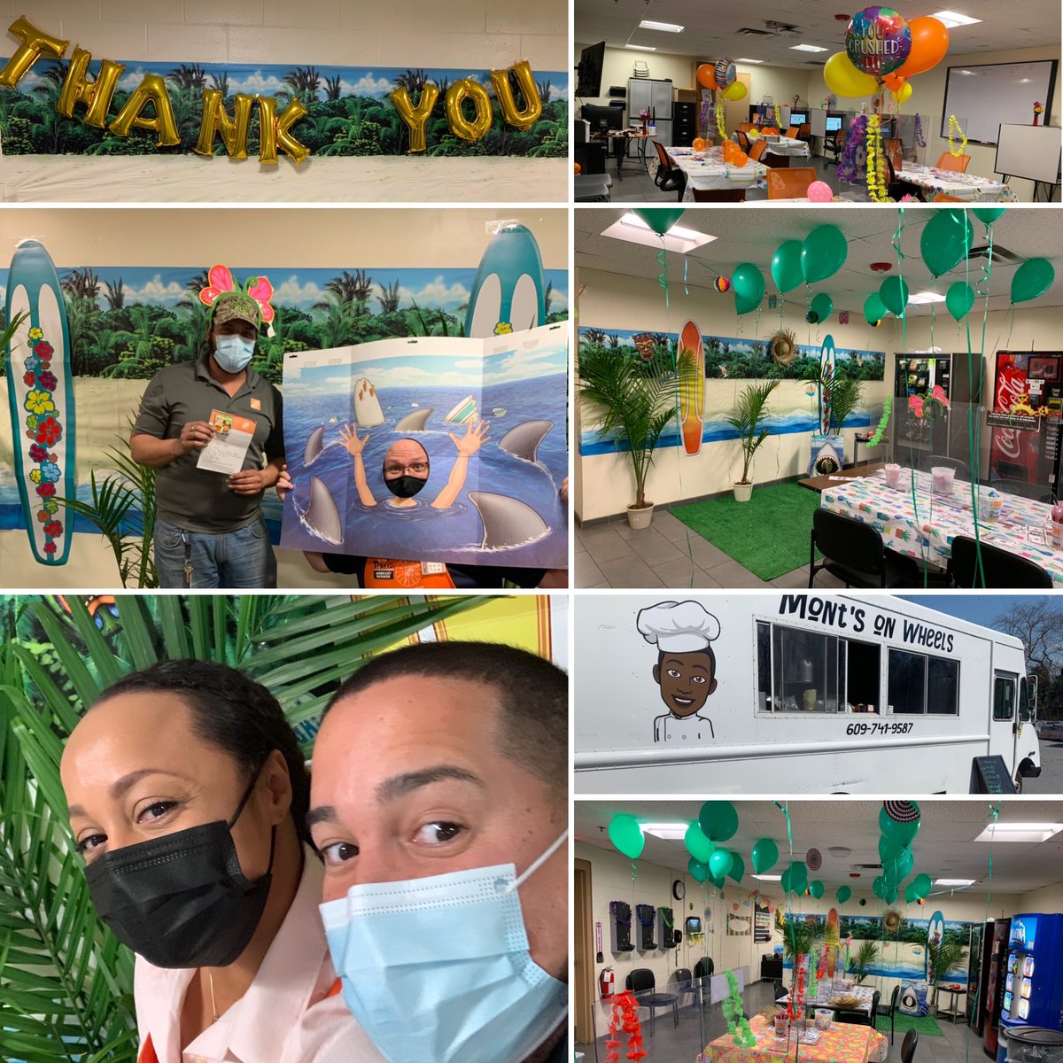 cquigley609's tweet photo. Awesome first day Thanking our amazing associates!! #beach #sharks #palmtrees #foodtrucks #celebrating #thankyou #NJMSuccessSharing @wilkie_cindy @mccormick138 @mellofromjersey @ASMrich https://t.co/vam5pOvFoA