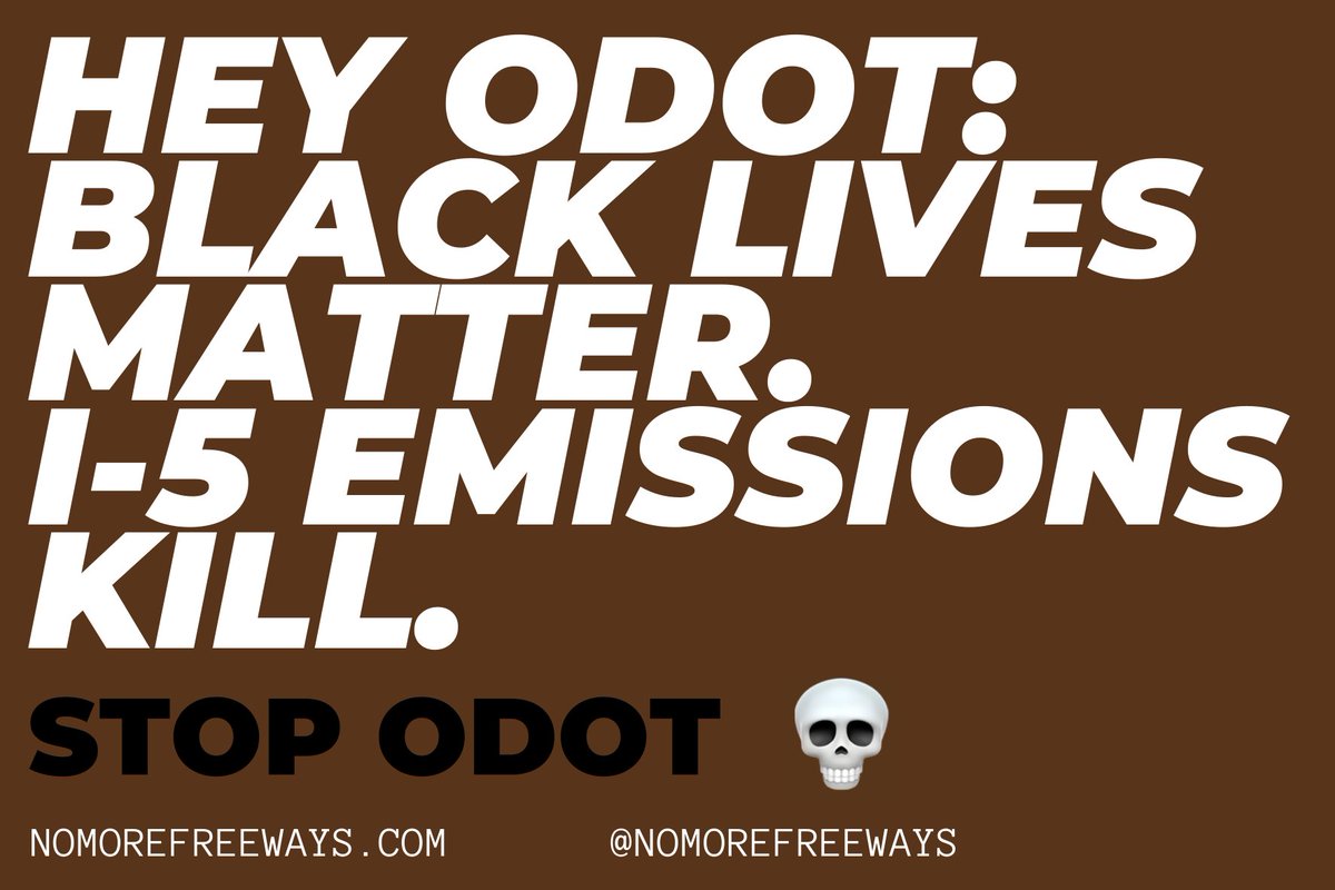 ODOT has repeatedly hidden from the public the impacts their 10 lane freeway expansion will have on the lungs of students at Harriet Tubman Middle School, which already has some of the worst air pollution in the state.

Upset? Join us this Friday!
nomorefreewayspdx.com/tubmanrally