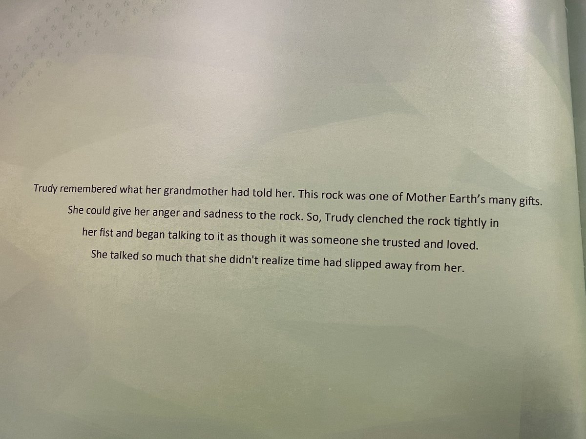 KatlinStrand's tweet photo. Today for Forest Friday we went down to the river valley &amp; read Trudy’s Rock Story by Trudy Spiller. This book is great for making connections to the land, nature, &amp; our feelings. Students then looked for their own rock they could share their feelings with @bigrockbadger @fsd38 https://t.co/Kgl2lIV4xE