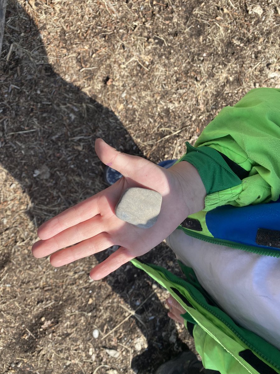 KatlinStrand's tweet photo. Today for Forest Friday we went down to the river valley &amp; read Trudy’s Rock Story by Trudy Spiller. This book is great for making connections to the land, nature, &amp; our feelings. Students then looked for their own rock they could share their feelings with @bigrockbadger @fsd38 https://t.co/Kgl2lIV4xE