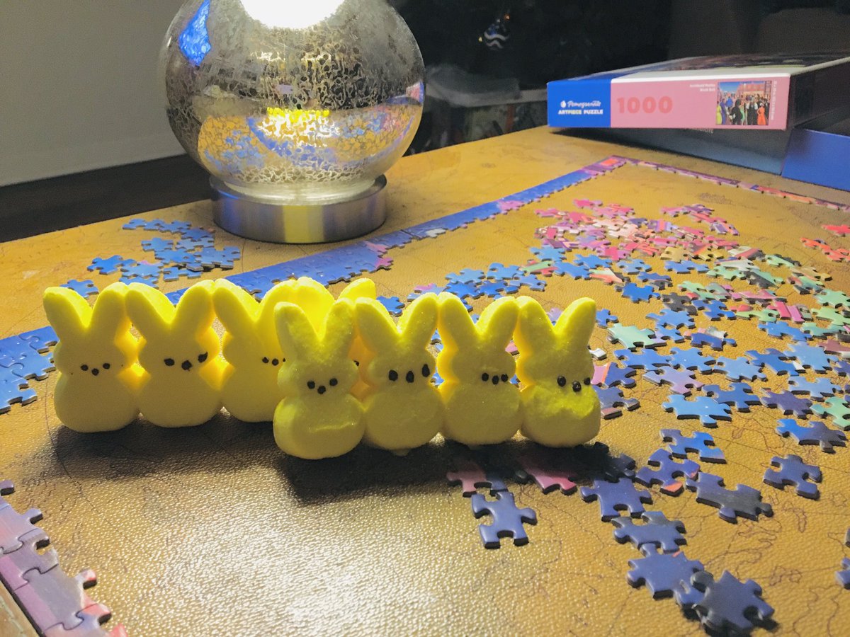 Oh when the Peeps 
go marching in...

Heeheehee