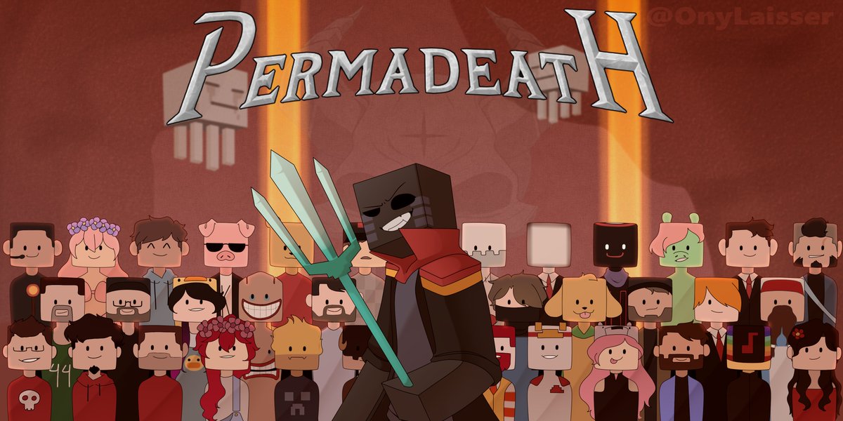 OnyLaisser's tweet image. También lo tengo sin la capa y sin lo del fondo

#PermadeathSMP #CubiArt #1añoDePermadeath
