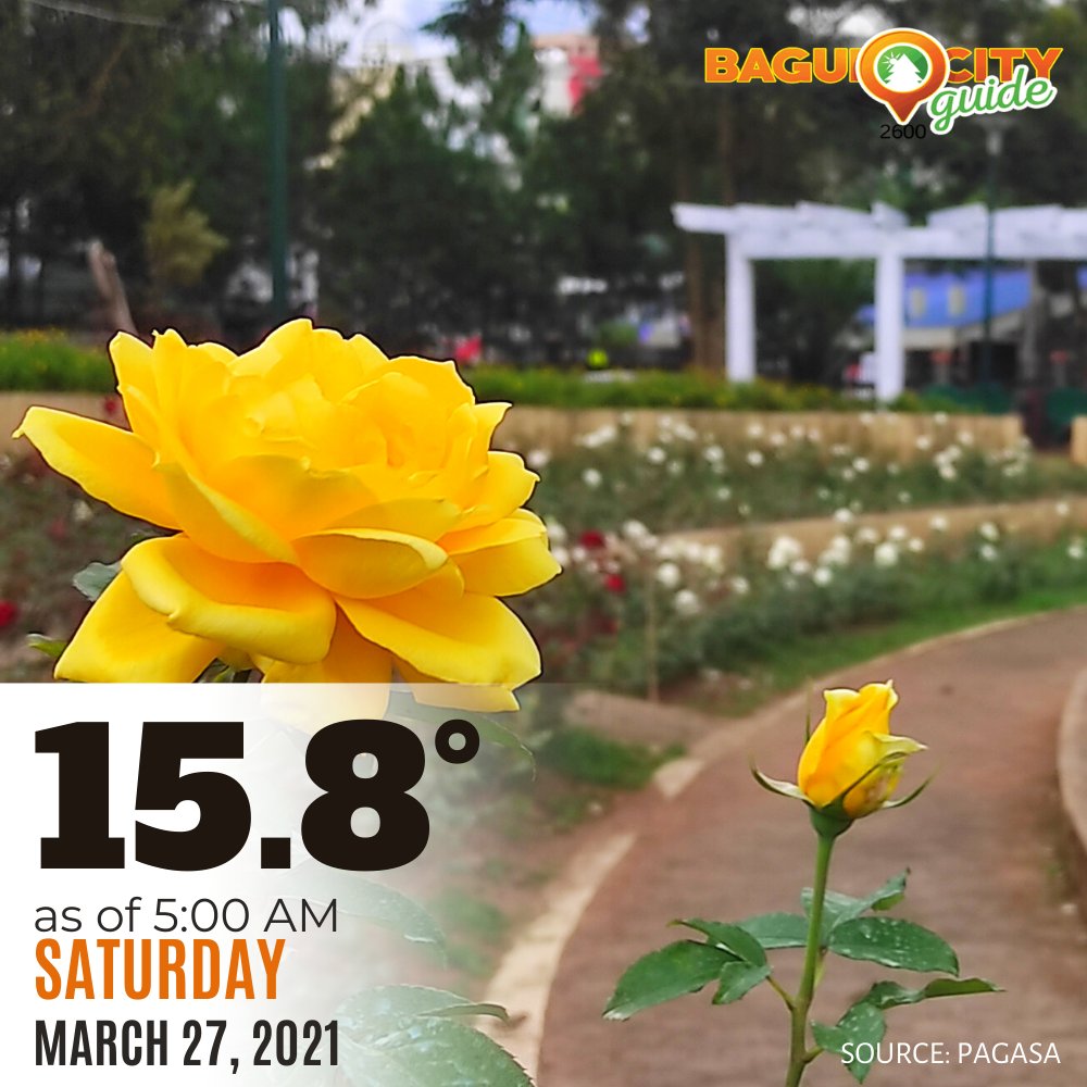 bgoguide's tweet photo. Good morning everyone! Here is today's minimum temperature in #BaguioCity
#BaguioCityGuide #BCG #BaguioWeatherToday #BaguioWeather #TemperatureinBaguio https://t.co/ppzPfLF5Xb