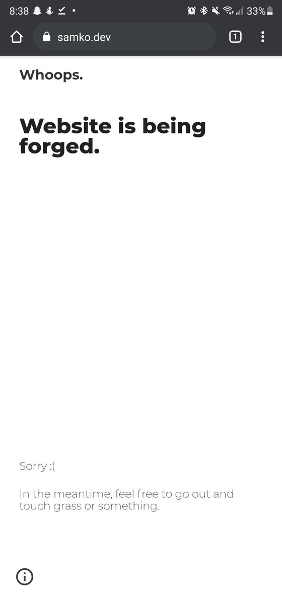 SamkoDev's tweet image. It&apos;s really coming together