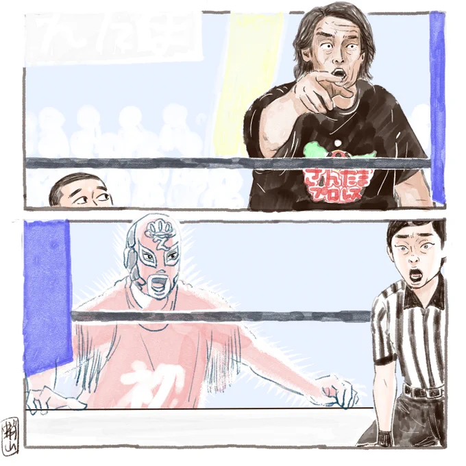 「俺の家の話」最終話絵。

長州さんには見えている。

#俺の家の話 #長瀬智也 #長州力 #三宅弘城 #翔太
#ガンプロ 