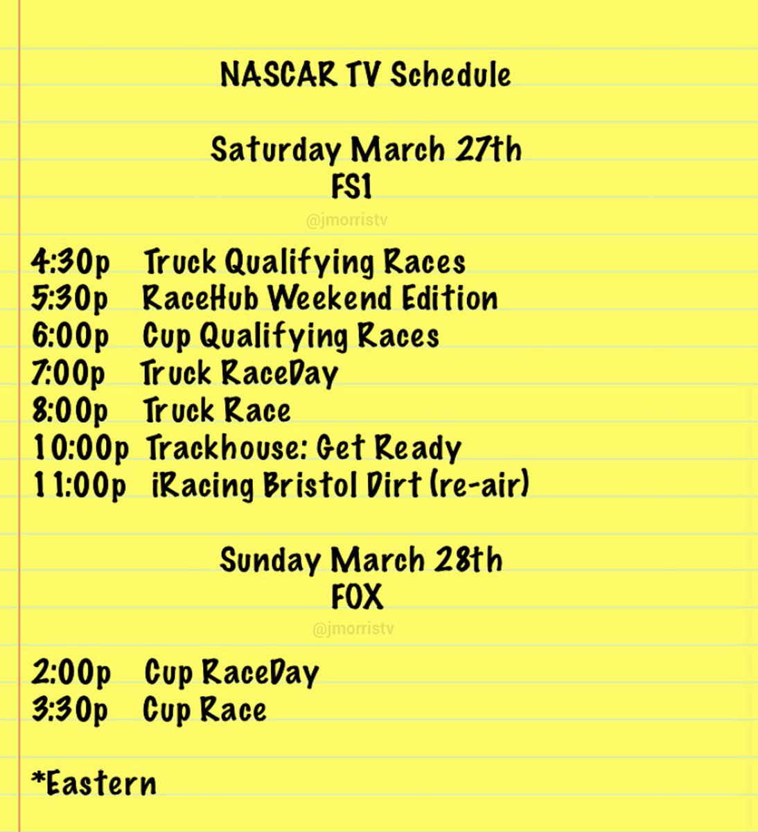 JMorrisTV's tweet photo. 🚨Still plenty more time to get dirty. A fun Fast Friday down. 2 more days to go @BMSupdates. #NASCAR #ItsBristolBaby #ItsDirtBaby 🚗💨🏁🏆 https://t.co/c49Crzlnzy