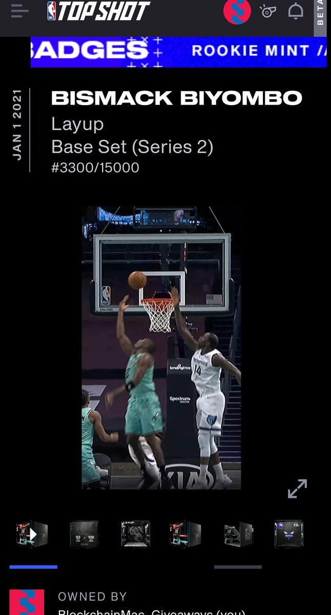 BlockChainMac's tweet photo. 📢 NBA TopShot Giveaway! 

To enter: 👇

Follow @Blockchainmac @GoneStreakin

Like, Retweet &amp; Tag a Friend.

2️⃣ winners

NBA TopShot moments:

NERLENS NOEL
#975/15000

BISMACK BIYOMBO
#3300/15000

🔥Ends 03/29/2021🔥

#NBATopShot  #Giveaway https://t.co/WZKrQlnaLR
