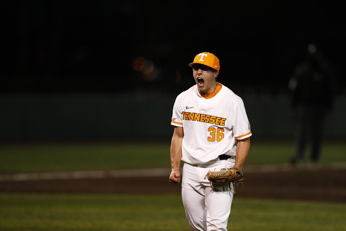 FRIDAY. NIGHT. GUY. 🧀

<a href="/chadwell__/">Cheese Dallas</a> delivers an elite performance for the Vols.

Final Line
7.0 IP, 5 H, 1 ER, 1 BB, 11 K (Career High)

Sean Hunley now on the mound to start the eighth with a 3-1 lead.

#GBO 🍊 #OTH #BeatLSU