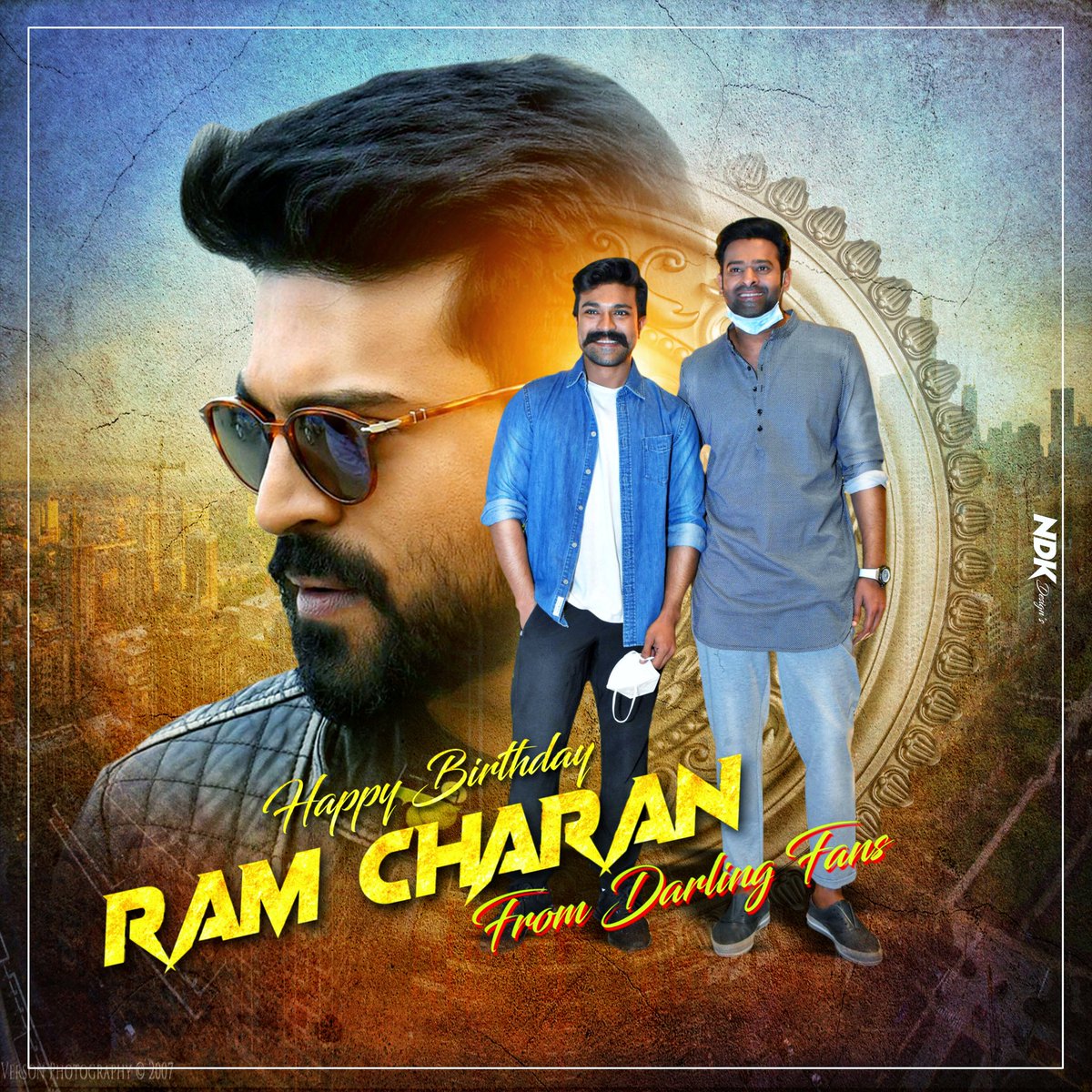 _WorldOfPrabhas's tweet image. Wishing our mega power star. @AlwaysRamCharan garu  #HBDRamCharan behalf all Rebel star fans .All the best for your future endeavours .#Prabhas