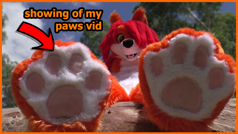 BlazieFox's tweet photo. link https://t.co/fb6mgeskKS  I didnt have time to make any kind of review or scripted video this week so here is my big foxy paws to keep you guys entertained cause lets be real..who dosnt love some big fursuit paws 😉 #paws #foxpaws #bigpaws #fursuitpaws https://t.co/g2fne6WBQo