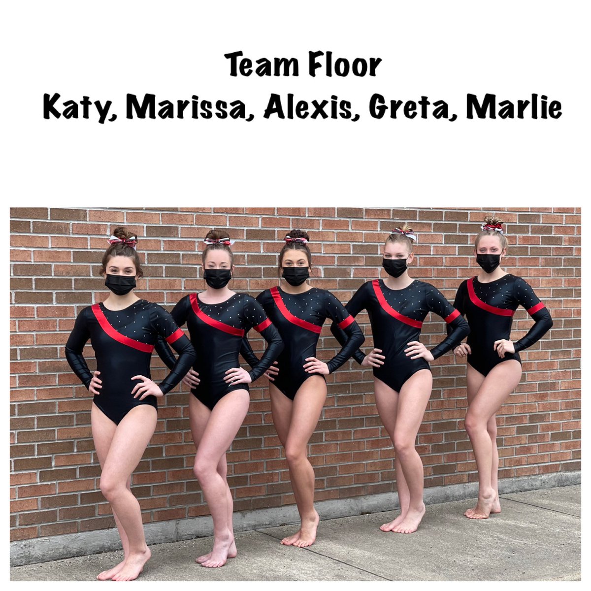 lowellgymnasts's tweet photo. MHSAA Team State Finals- Floor: Marlie 8.275, Marissa 8.95, Katy 8.825, Alexis 8.7, Greta 8.9 https://t.co/fhraIQPfts
