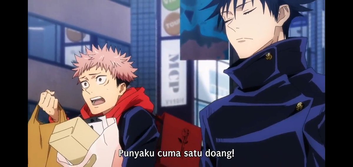 ArfaAniq's tweet photo. udh ending aja ╥_╥ btw tadi yuuji gendong nobara,aaa gemoyy bgettt#JujutsuKaisen https://t.co/kPv8ZyIPrn