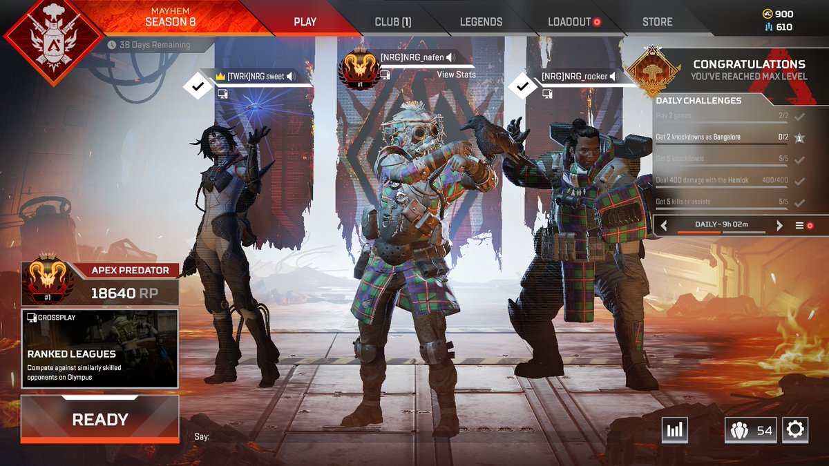 Nrg Nafen Rank 1 Worldwide