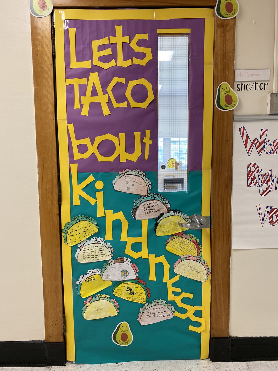 RParkESEagles's tweet photo. Deck the doors with S-E-L! 3rd grade is spreading kindness and positive self talk for our #SEL door decorating contest!

Winners announced Monday.

 #SELweekatPark #yayredclay #SELDAY @redclayschools @MrBSchechter @SEL4USA @JasonMartin1976 @ms_majewski 
#DEWholeChild https://t.co/WeOgpB54AN