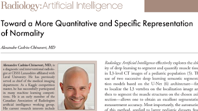 "Producing a useful and accurate radiologic report for the referring physician necessarily involves defining clear and reproducible limits of image normality" doi.org/10.1148/ryai.2… <a href="/alexandrecadrin/">Alexandre Cadrin-Chênevert</a> <a href="/universitelaval/">Université Laval</a> #DeepLearning  #MachineLearning