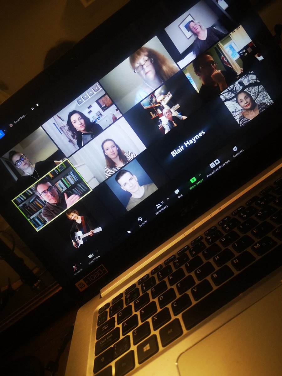 HaynesBlythe's tweet photo. Thanks to everyone who came out! What a great conversation ☺️
@impeltheatre @Csvich @hungerf9 
❤️❤️❤️
#AnAcornLive #zoomphoto https://t.co/hyJudYPdQU