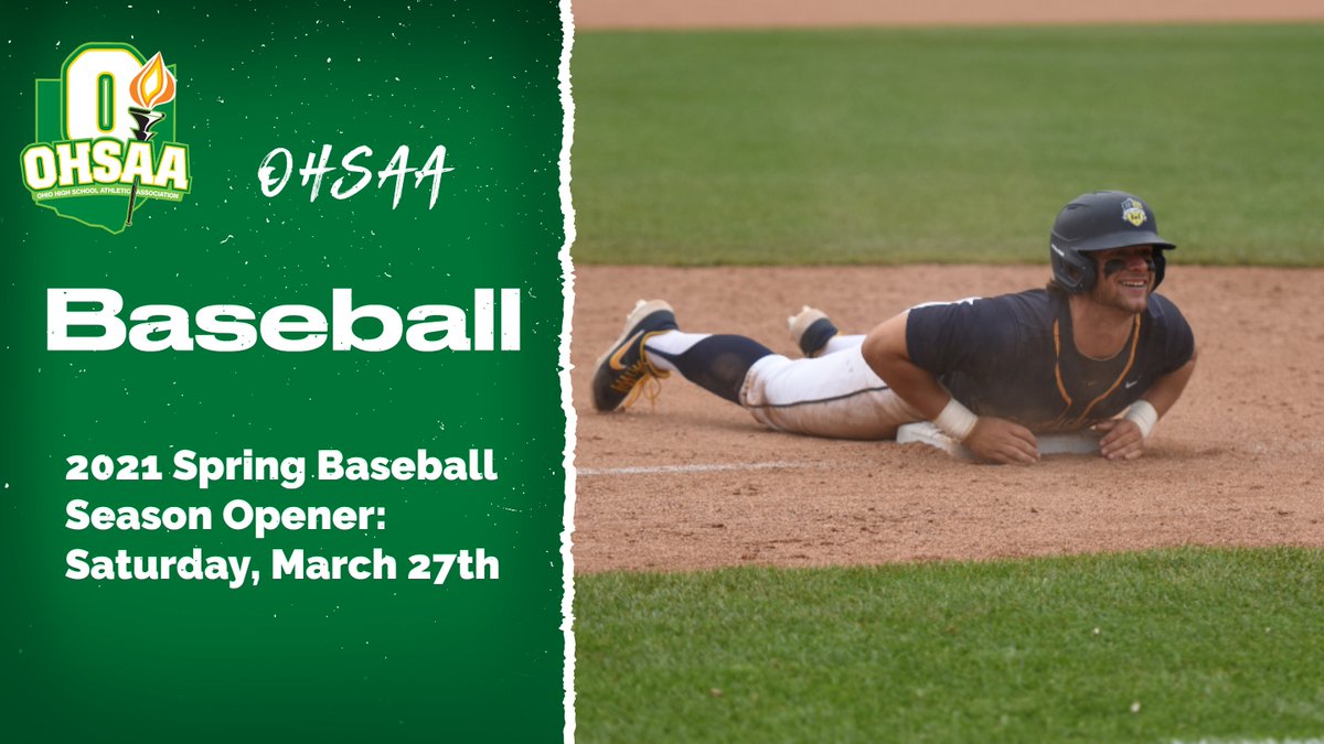 ⚾️The #OHSAA baseball regular-season officially begins Saturday! Good luck to all student-athletes! Be safe and have a great season. The state tournament returns to Canal Park <a href="/AkronRubberDuck/">Akron RubberDucks</a> June 10-12. Info: ohsaa.org/sports/baseball