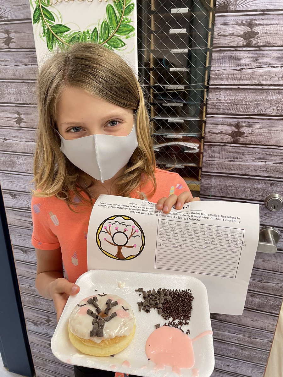 PeeplesFCBOE's tweet photo. Shout out to @herodoughnuts #Atlanta for your generosity! Because of you, our 4th graders had the opportunity to experience how writing is relevant in the real world and how creativity is valued outside of the classroom walls. Thank you ❤️ #fayettecreates https://t.co/bWAEzmt5Y0