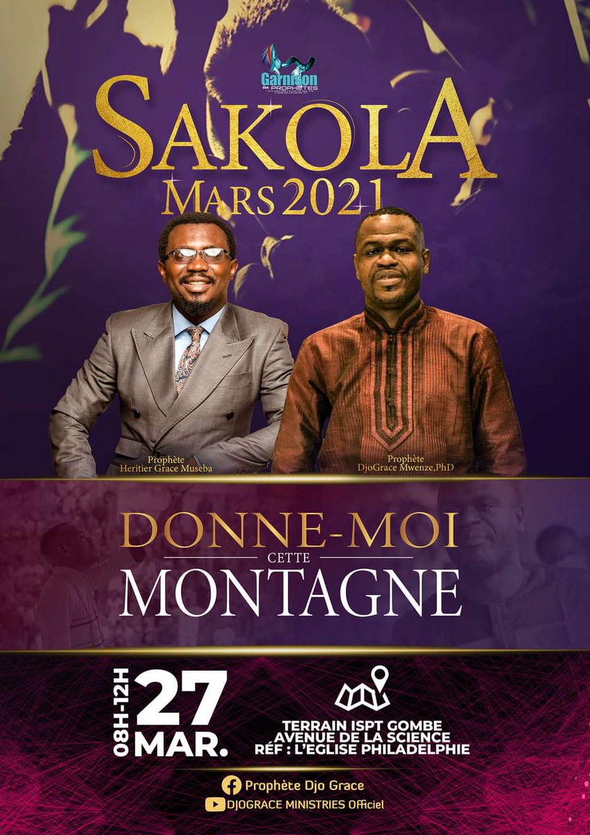 PROPHETE DJO GRACE N. MWENZE tweet media